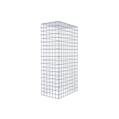 Monteret gabion type 3 100 cm x 50 cm x 30 cm (L x H x D), maskestørrelse 5 cm x 5 cm, C-ring