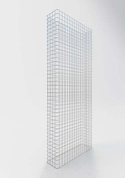 Clôture en gabion Longueur 82 cm, hauteur 160 cm, profondeur 22 cm, mailles 5 x 5 cm