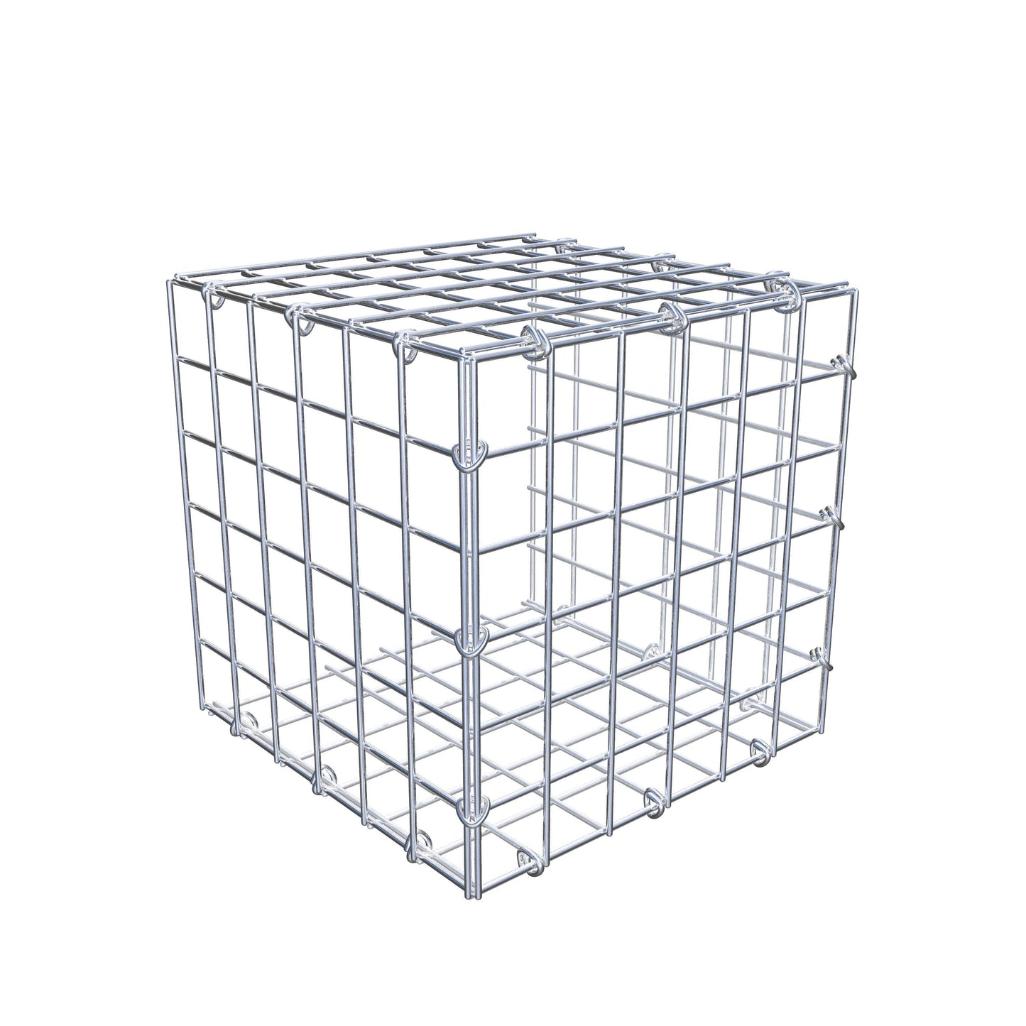 Gabião Tipo 2 30 cm x 30 cm x 30 cm (C x A x P), malhagem 5 cm x 5 cm, anel C
