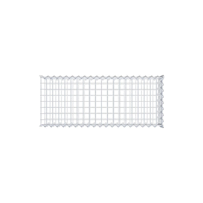 Anbaugabione Typ 2 100 cm x 20 cm x 40 cm (L x H x T), Maschenweite 5 cm x 5 cm, Spirale