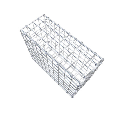 Gabion 50 cm x 40 cm x 20 cm (L x H x D), maskestørrelse 5 x 5 cm, spiralring