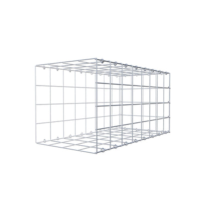 Anbaugabione Typ 2 80 cm x 40 cm x 40 cm (L x H x T), Maschenweite 10 cm x 10 cm, C-Ring