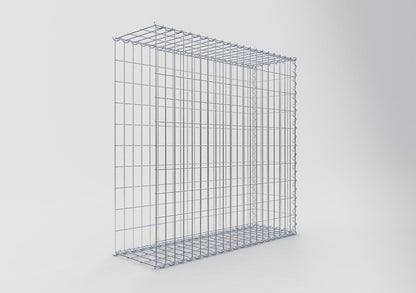 Gavión adulto tipo 2 100 cm x 100 cm x 30 cm (largo x alto x profundidad), tamaño de malla 5 cm x 10 cm, espiral