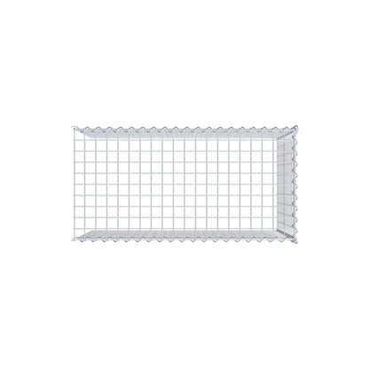 Gabion rapporté type 4 100 cm x 60 cm x 50 cm (L x H x P), mailles 5 cm x 5 cm, spirale