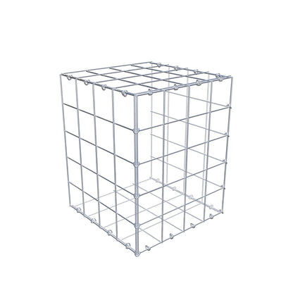 Monteret gabion type 2 50 cm x 40 cm x 40 cm (L x H x D), maskestørrelse 10 cm x 10 cm, C-ring