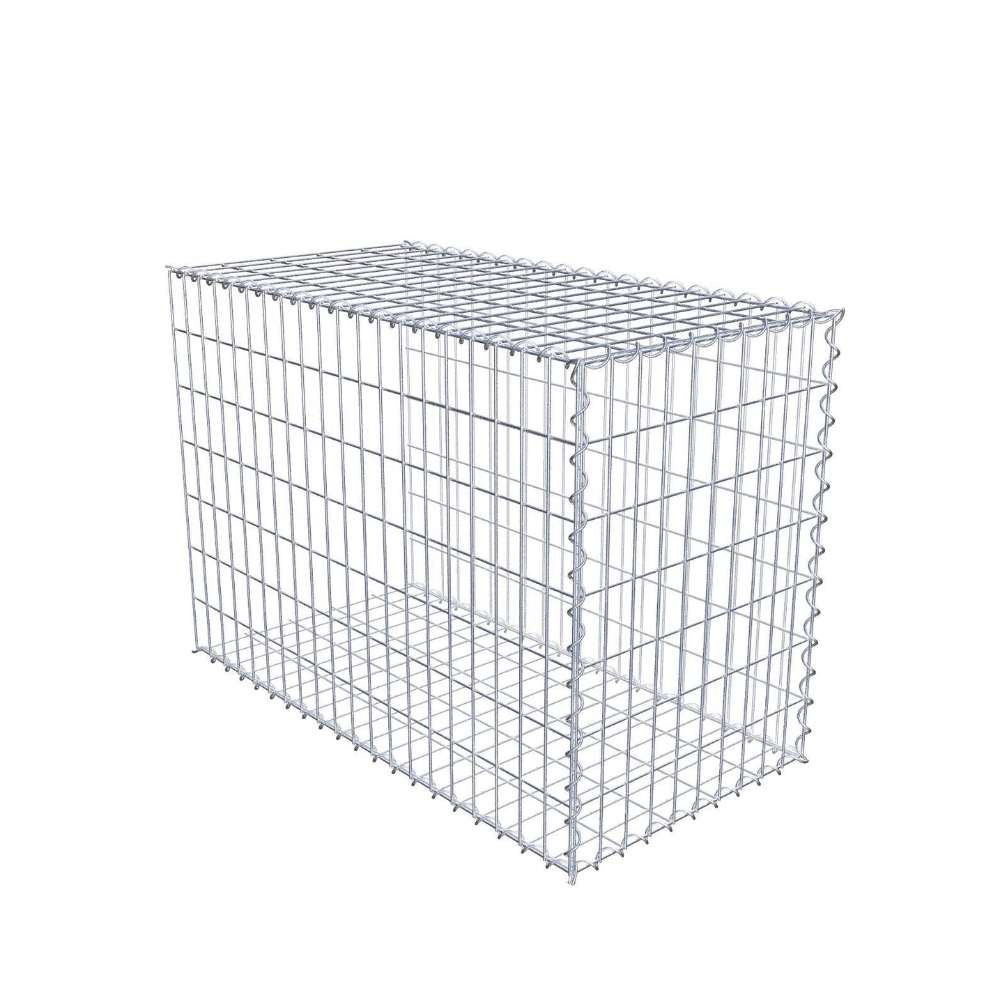 Gavión complementario tipo 2 100 cm x 70 cm x 50 cm (L x A x P), luz de malla 5 cm x 10 cm, en espiral