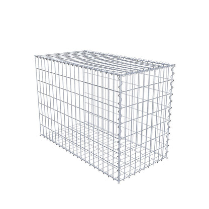 Gavión complementario tipo 2 100 cm x 70 cm x 50 cm (L x A x P), luz de malla 5 cm x 10 cm, en espiral