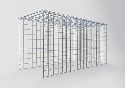 Gavión complementario tipo 4 100 cm x 50 cm x 40 cm (L x A x P), malla 5 cm x 5 cm, espiral