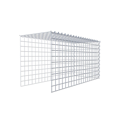 Gavión complementario tipo 4 100 cm x 50 cm x 40 cm (L x A x P), malla 5 cm x 5 cm, espiral