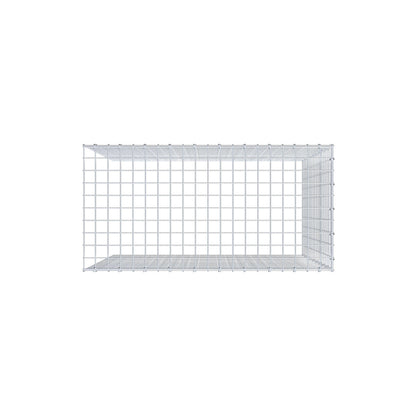 Fourche rapportée type 4 100 cm x 100 cm x 50 cm (L x H x P), mailles 5 cm x 5 cm, anneau C