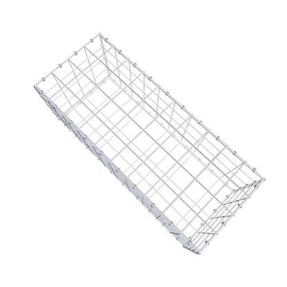 Gabione 100 cm x 40 cm x 40 cm (L x H x T), Maschenweite 10 x 10 cm, Spiralring