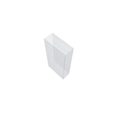 Fourche rapportée type 4 200 cm x 100 cm x 40 cm (L x H x P), mailles 5 cm x 5 cm, anneau C