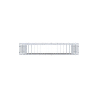 Fourche rapportée type 3 100 cm x 100 cm x 20 cm (L x H x P), mailles 5 cm x 5 cm, anneau C