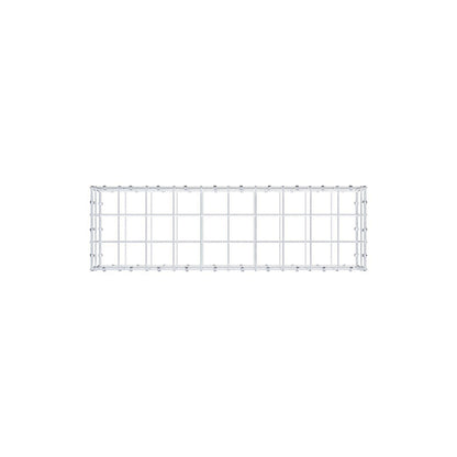 Gabião 100 cm x 20 cm x 30 cm (C x A x P), malhagem 10 x 10 cm, anel espiral