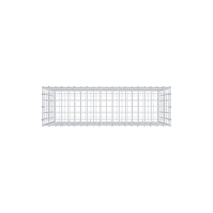 Gabion 100 cm x 70 cm x 30 cm (L x H x P), mailles 5 cm x 10 cm, anneau en C