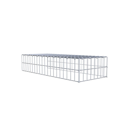 Fourche rapportée type 4 100 cm x 20 cm x 40 cm (L x H x P), mailles 5 cm x 10 cm, anneau C
