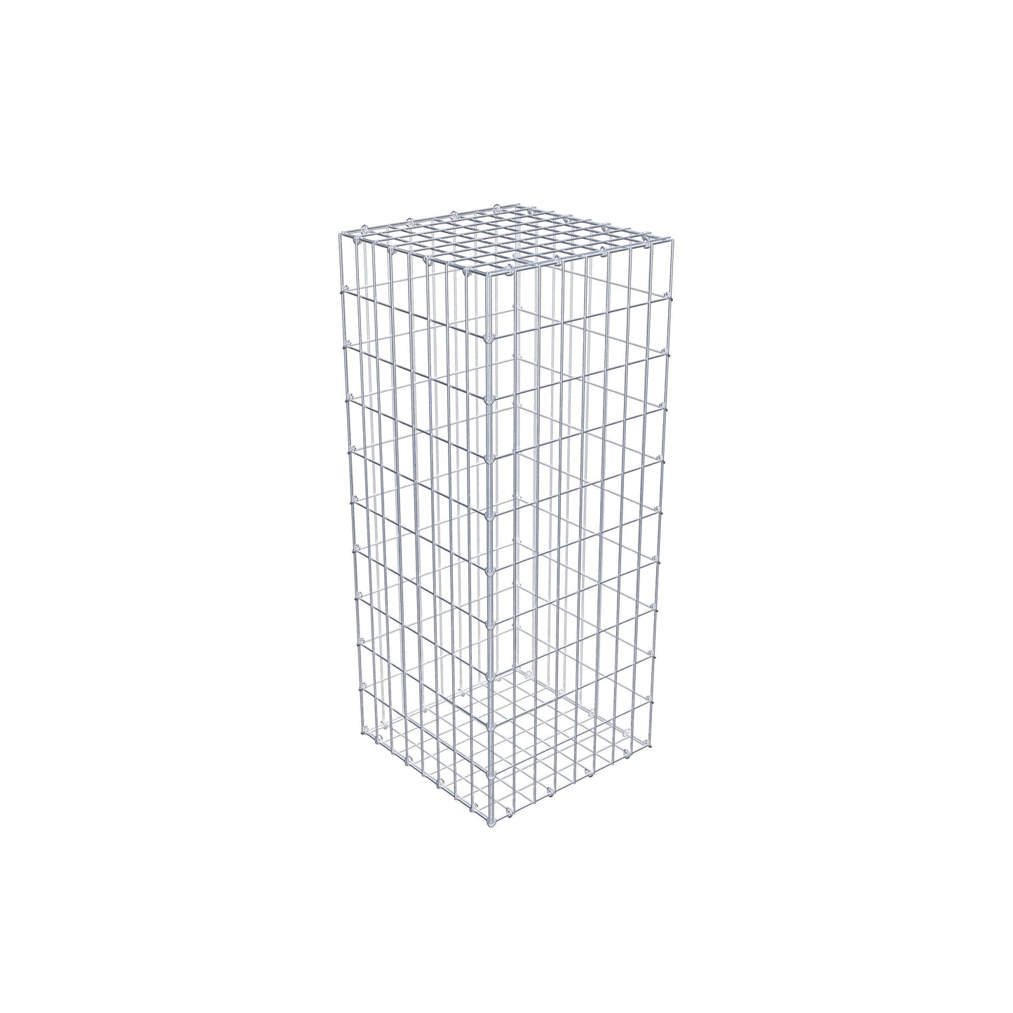 Schanskorf 100 cm x 40 cm x 40 cm (L x H x D), maaswijdte 5 cm x 10 cm, C-ring