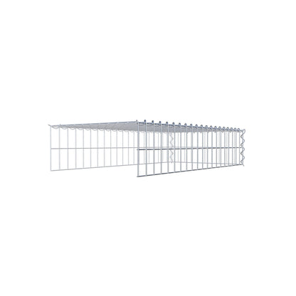 Gavión complementario tipo 4 100 cm x 20 cm x 50 cm (L x A x P), malla 5 cm x 10 cm, espiral