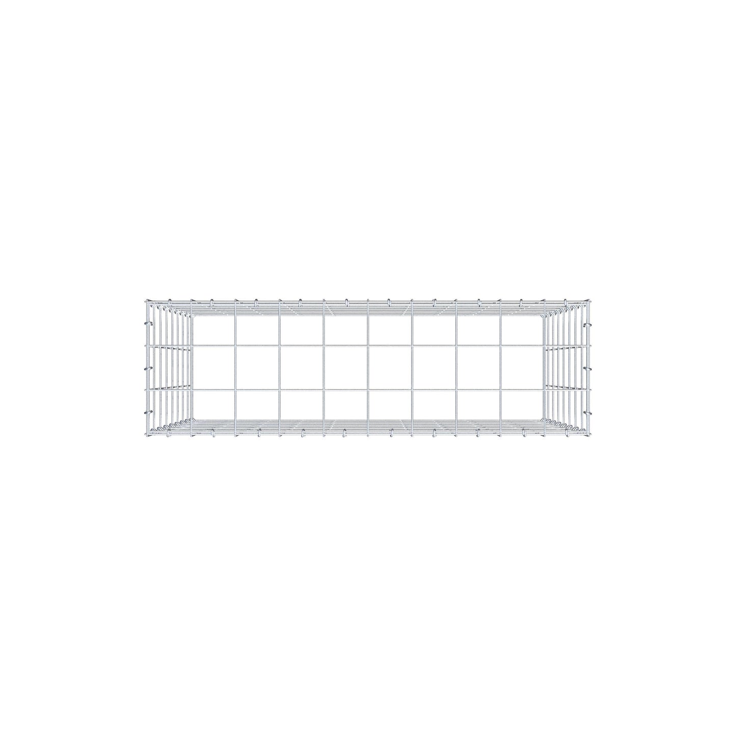 Fourche rapportée type 3 100 cm x 80 cm x 30 cm (L x H x P), mailles 10 cm x 10 cm, anneau C