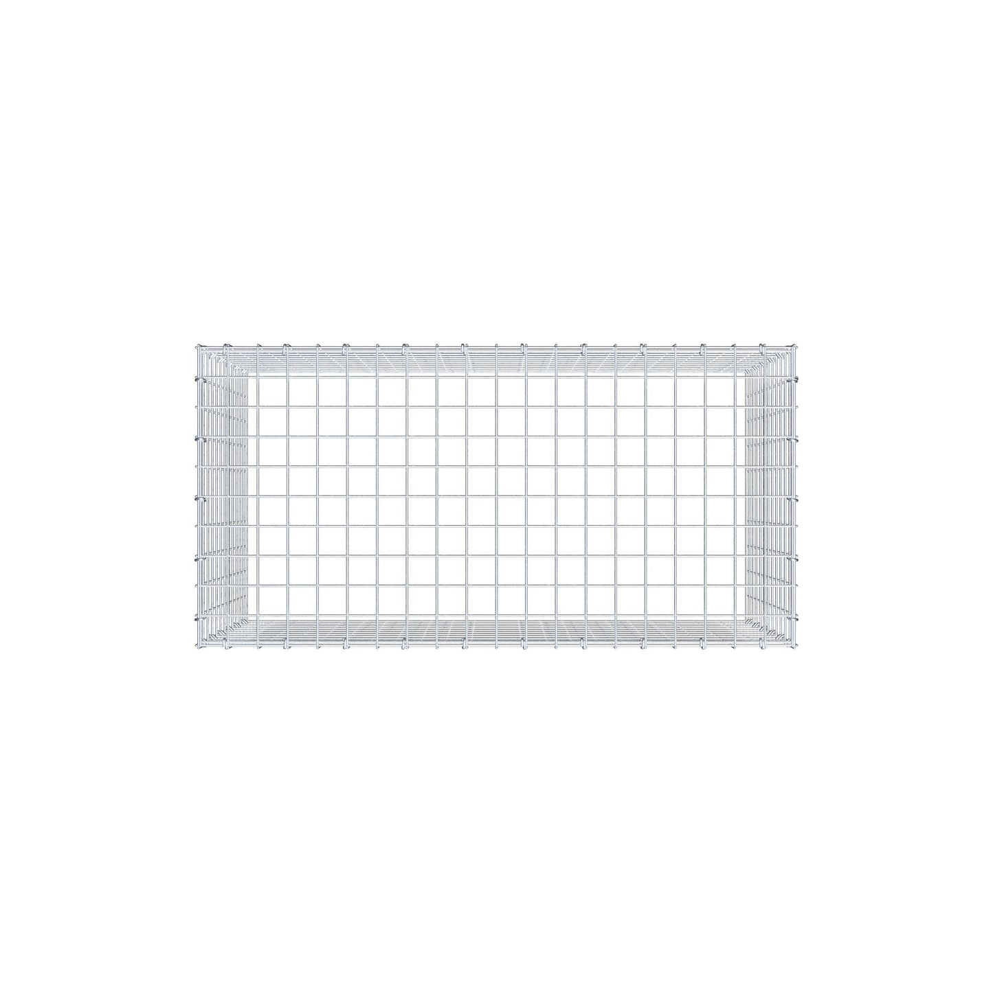Gabião Tipo 3 100 cm x 60 cm x 50 cm (C x A x P), malhagem 5 cm x 5 cm, anel C