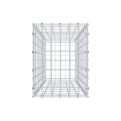 Gabione 100 cm x 30 cm x 40 cm (L x H x T), Maschenweite 5 cm x 10 cm, C-Ring