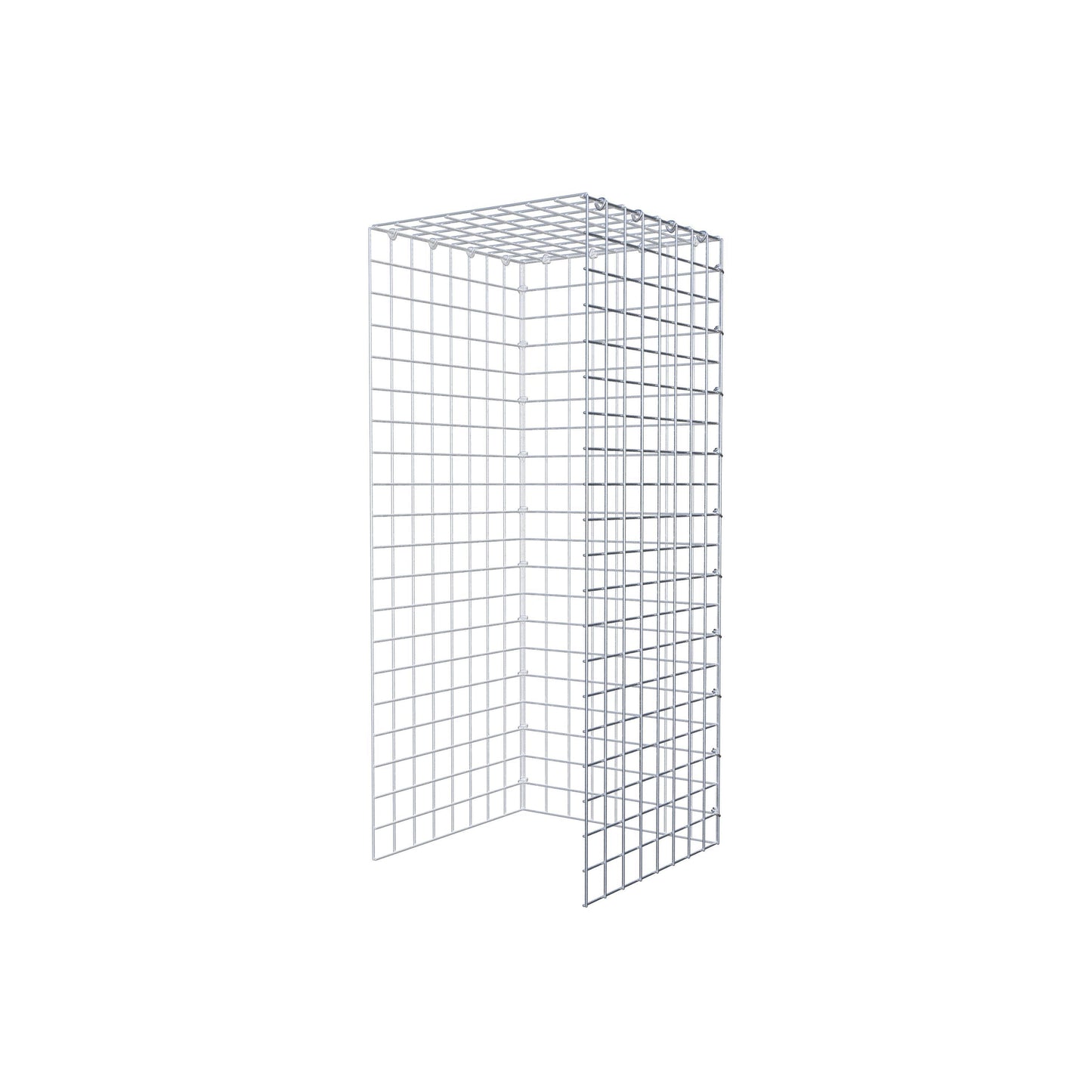 Fourche rapportée type 4 100 cm x 40 cm x 40 cm (L x H x P), mailles 5 cm x 5 cm, anneau C
