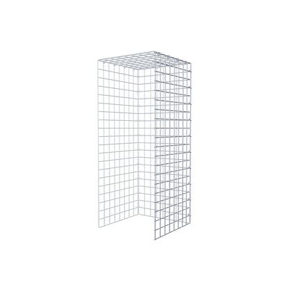 Fourche rapportée type 4 100 cm x 40 cm x 40 cm (L x H x P), mailles 5 cm x 5 cm, anneau C