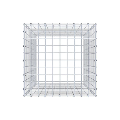 Monteret gabion type 3 80 cm x 50 cm x 50 cm (L x H x D), maskestørrelse 5 cm x 5 cm, C-ring