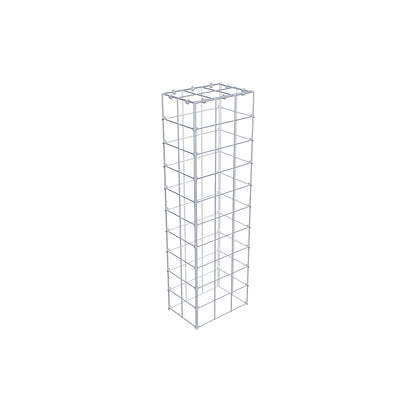 Typ 3 påbyggnadsgabion 100 cm x 20 cm x 30 cm (L x H x D), maskstorlek 10 cm x 10 cm, C-ring