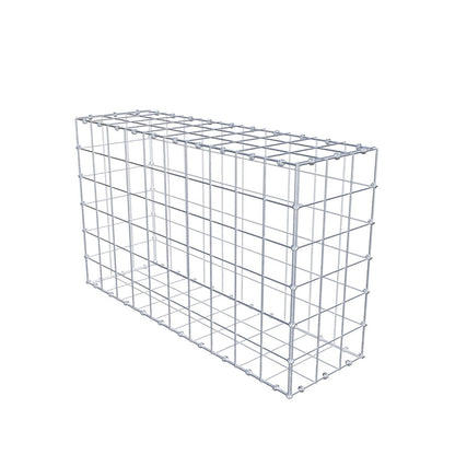 Gabione 100 cm x 60 cm x 30 cm (L x H x T), Maschenweite 10 x 10 cm, Spiralring