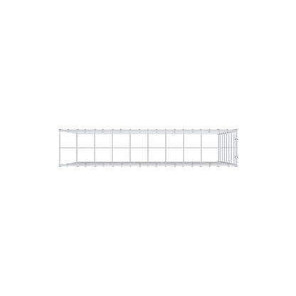 Monteret gabion type 4 100 cm x 80 cm x 20 cm (L x H x D), maskestørrelse 10 cm x 10 cm, C-ring