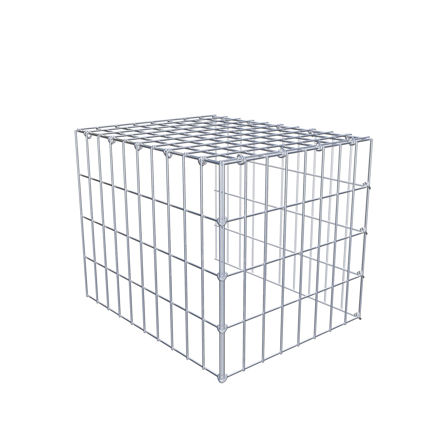 Gabião tipo 4 50 cm x 40 cm x 40 cm (C x A x P), malhagem 5 cm x 10 cm, anel C