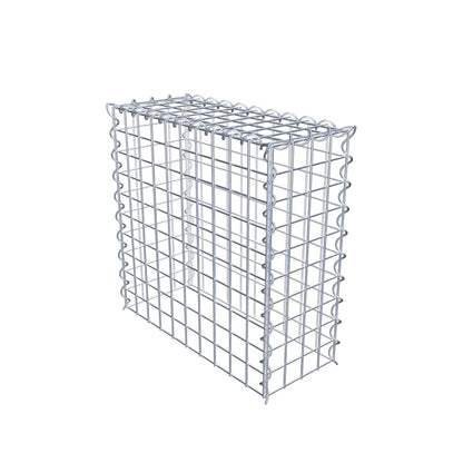 Gabbione aggiuntivo tipo 3 50 cm x 50 cm x 20 cm (L x H x P), dimensione maglia 5 cm x 5 cm, a spirale