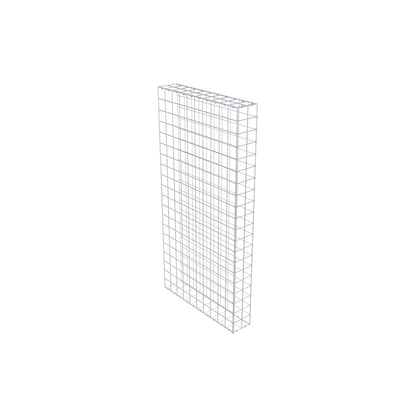 Monteret gabion type 2 200 cm x 100 cm x 20 cm (L x H x D), maskestørrelse 10 cm x 10 cm, C-ring