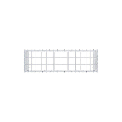Gabion 100 cm x 40 cm x 30 cm (L x H x P), mailles 10 x 10 cm, anneau en spirale