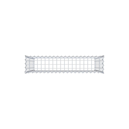 Extra gabion typ 3 100 cm x 90 cm x 20 cm (L x H x D), maskstorlek 5 cm x 10 cm, spiral