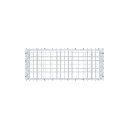 Gabion 100 cm x 30 cm x 40 cm (L x H x D), maskestørrelse 5 x 5 cm, spiralring
