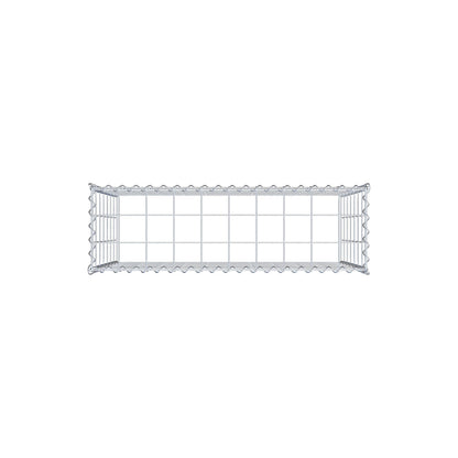 Gabion rapporté type 3 100 cm x 70 cm x 30 cm (L x H x P), mailles 10 cm x 10 cm, spirale