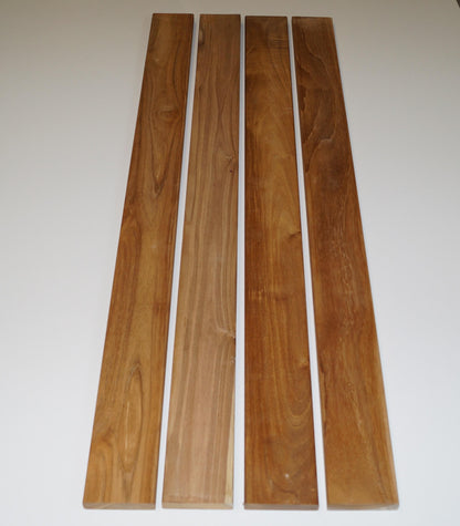 Banc de jardin 102 x 50 x 32 cm TEAK MW 5 x 5 cm, galvanisé à chaud