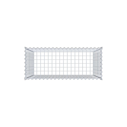 Gabion rapporté type 3 100 cm x 90 cm x 40 cm (L x H x P), mailles 5 cm x 5 cm, spirale