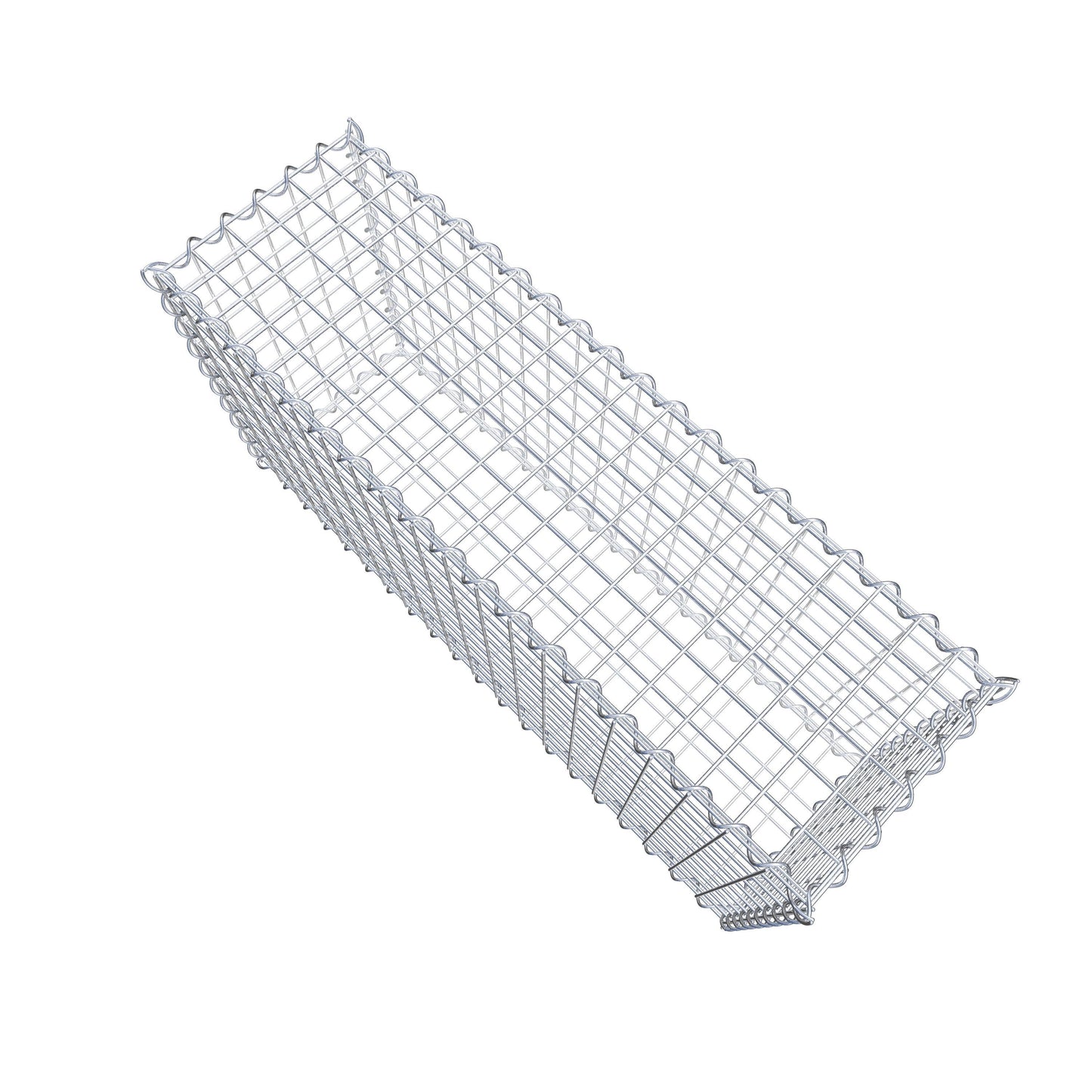 Set di 2 gabbioni 100 cm x 50 cm x 30 cm (L x A x P), maglia 5 x 5 cm, spirale