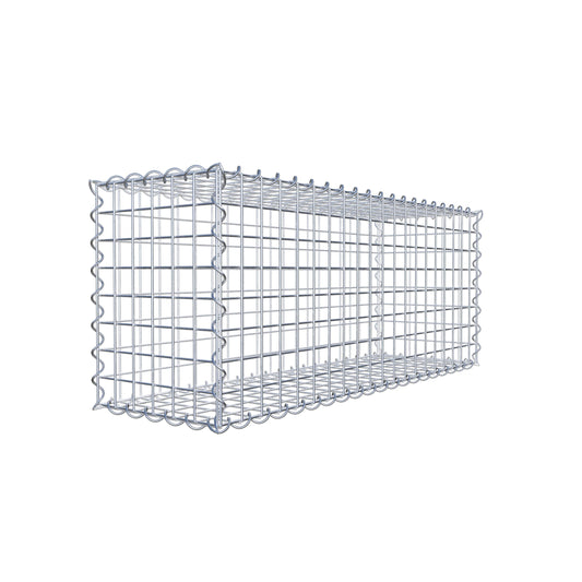 Gabione 100 cm x 40 cm x 30 cm (L x H x T), Maschenweite 5 cm x 5 cm, Spirale