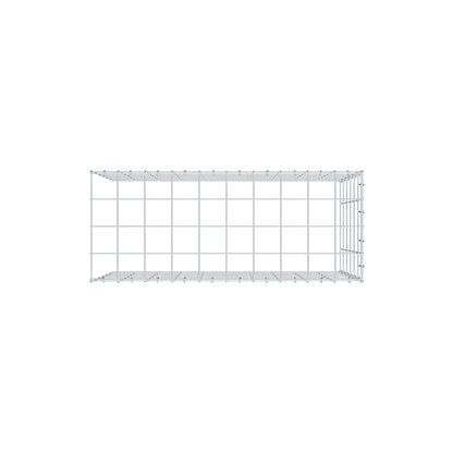 Monteret gabion type 4 100 cm x 60 cm x 40 cm (L x H x D), maskestørrelse 10 cm x 10 cm, C-ring