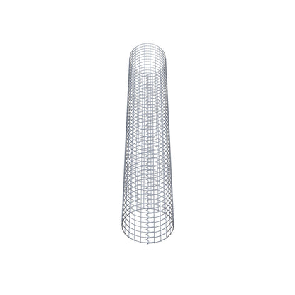 Colonne de gabion ronde 37 cm de diamètre, 230 cm de hauteur, mailles de 5 cm x 5 cm