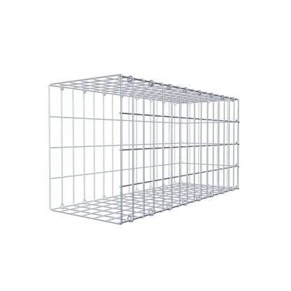Monteret gabion type 2 80 cm x 40 cm x 30 cm, maskestørrelse 5 cm x 10 cm, C-ring