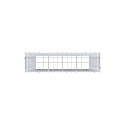Gabião Tipo 3 100 cm x 80 cm x 20 cm (C x A x P), malhagem 5 cm x 5 cm, anel C
