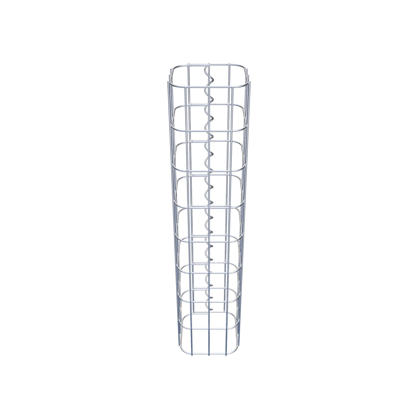 Schanskorfzuil vierkant 17 cm x 17 cm, 80 cm hoog, MW 5 cm x 10 cm