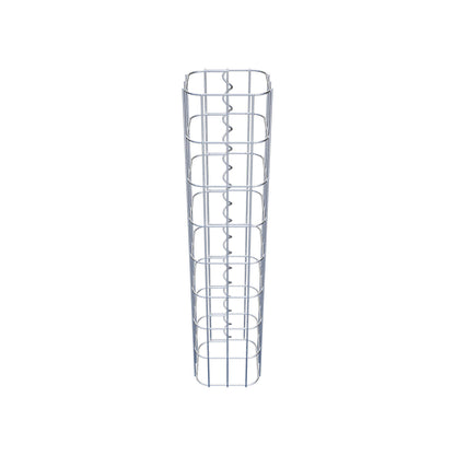 Schanskorfzuil vierkant 17 cm x 17 cm, 80 cm hoog, MW 5 cm x 10 cm