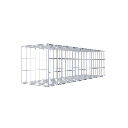 Monteret gabion type 2 100 cm x 30 cm x 30 cm, maskestørrelse 5 cm x 10 cm, C-ring