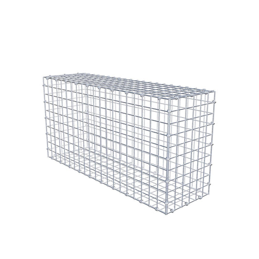 Schanskorf 100 cm x 50 cm x 30 cm (L x H x D), maaswijdte 5 x 5 cm, spiraalring